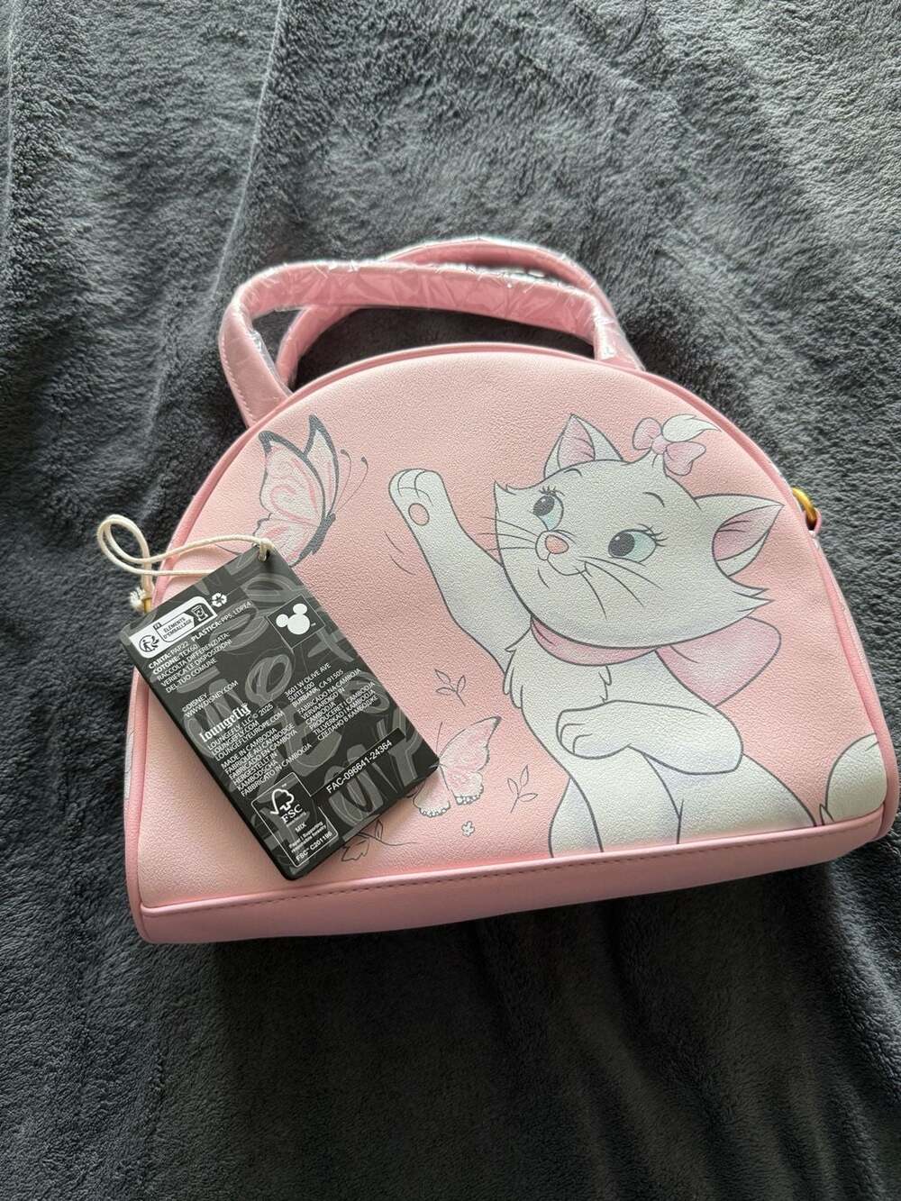 Loungefly Disney The Aristocats Marie Butterfly Dome Crossbody Bag